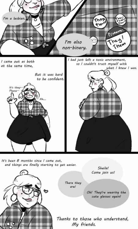 genderslices:  Today’s guest comic is by Sheila! I’m glad I can give this outlet for peo