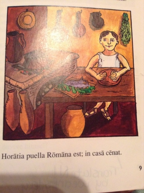 interretialia: lana-loves-lingua-latina: this is art from the same textbook Hahahae, recte!