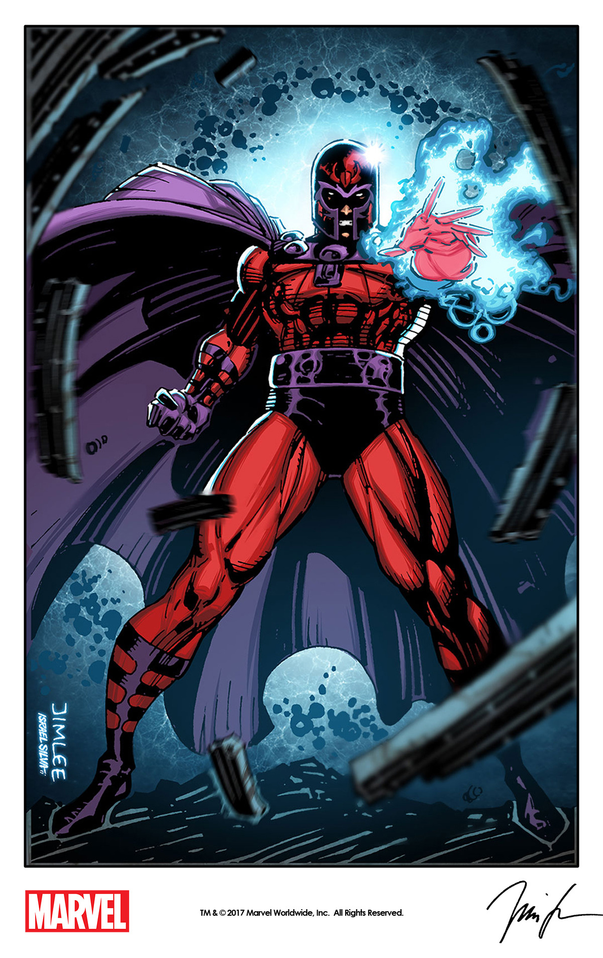 Magneto by Jim Lee from Impel's X-Men Trading Card... - The Marvel Project