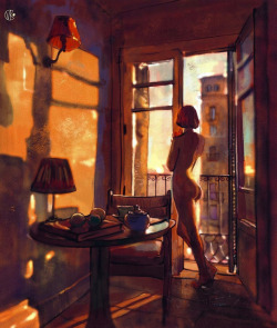 bellsofsaintclements:  Painting by Russian