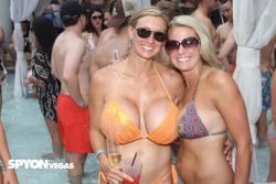 Addicted2Implants: Amateur-Implant-Pics:  Pool Party!  Guess Who’s The Biggest