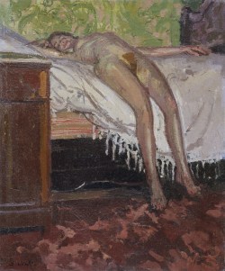 urgetocreate:  Walter Richard Sickert, Reclining Nude (Thin Adeline), 1906