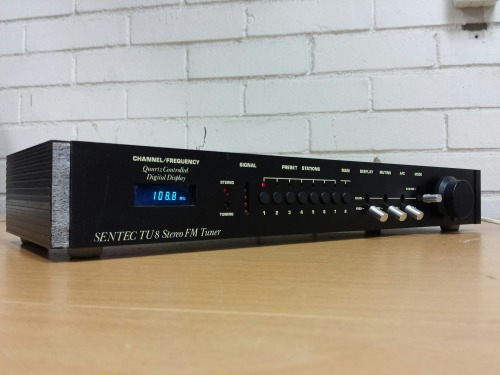 Sentec TU-8 Quartz Controlled FM Tuner, 1979