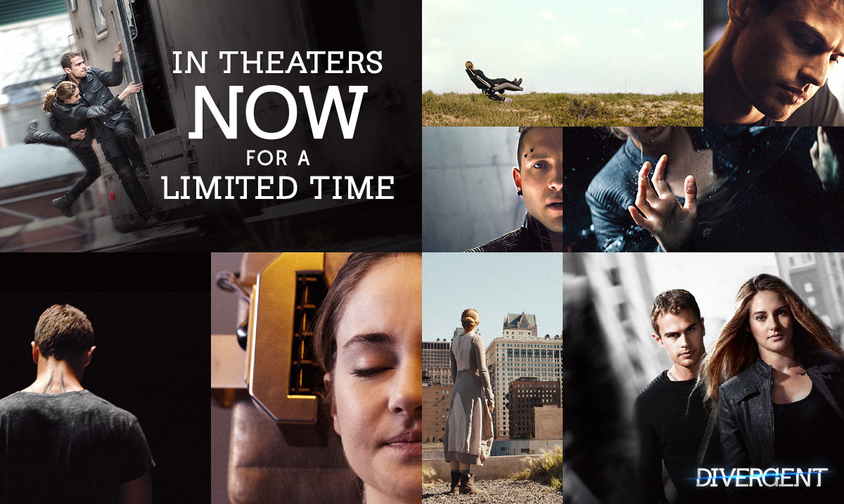 Relive Divergent. See it in theaters now, for a limited time! http://bit.ly/DIVERGENTtix