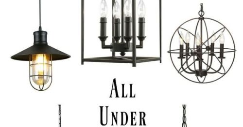 #BagoesTeakFurniture Farmhouse Style light fixtures under $200 - all available on Amazon! Gorgeous, 