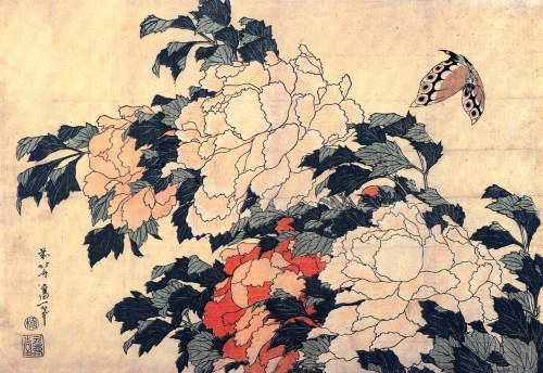 irycente:Katsushika Hokusai (some flowers)1760 - 1849Japanese painter 