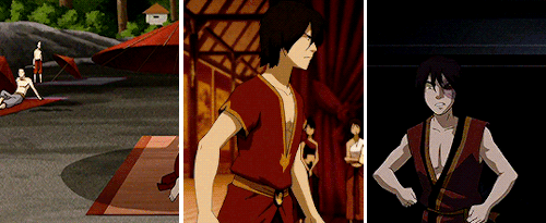 Zuko + (almost) Every Wardrobe Change Throughout Avatar The Last Airbender