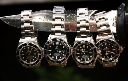 Watch family of four. Divers&hellip; Rolex divers&hellip;. 16600, 1665, 1680 and 5513. On my DACOR d