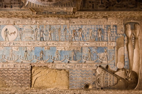 archatlas:      Temple of Hathor’s Perpetual Beauty Scattered throughout modern Egypt are many ancient temples which are famous for their splendor and historical significance. The perfect example of one of these breathtaking displays of luxury is the