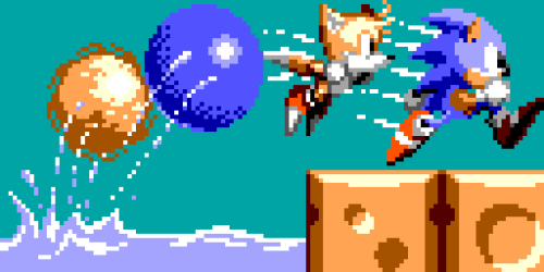 sonichedgeblog:  Aqua Lake Zone‘Sonic 2’Game