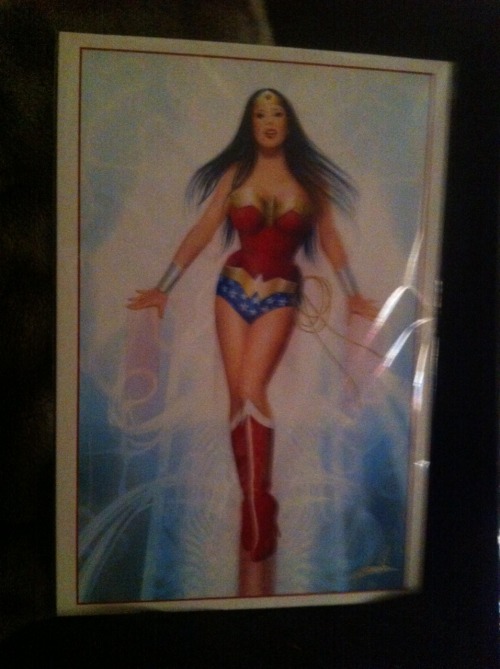 Two Pieces Of Art I Got At Wondercon From @lorenzoart. Pretty Hot!! Lol