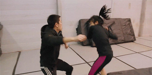 “What was cool was learning different types of fighting.It was intense and fun, but really har