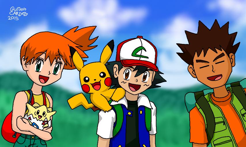 mrgustavitojr:  Pokemon - Ash, Misty &amp; Brock the original trio from the first