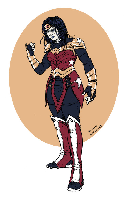 saw everyone loving that new wonder woman redesign so i did a quick warm up sketch