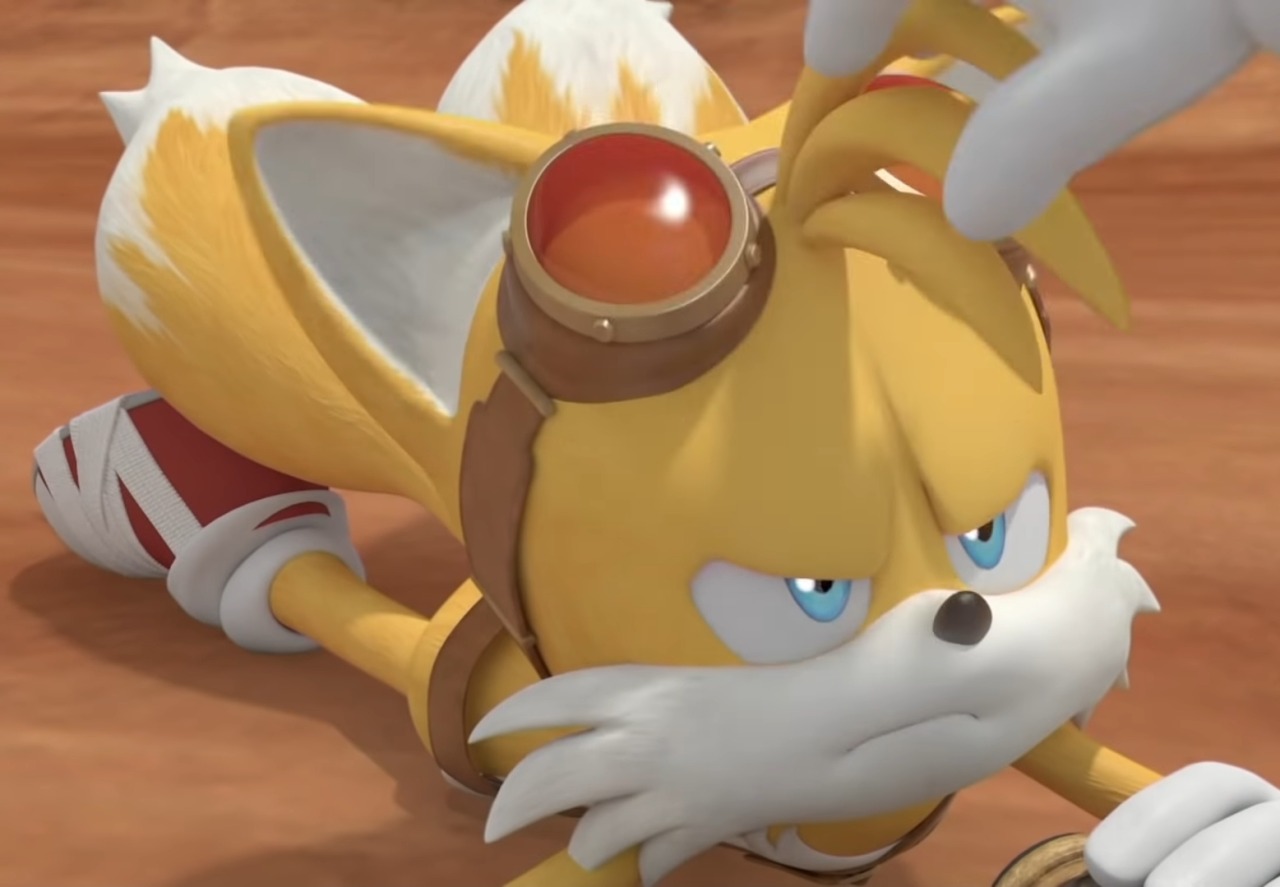 Sonic boom tails angry
