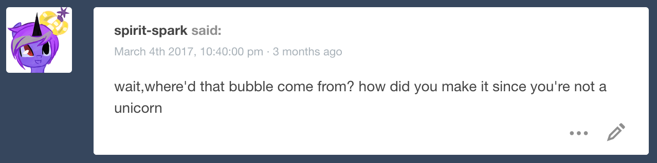 askbubblepop: You gotta pop it! Support Bubblepop on Patreon! The Bubble’s previous