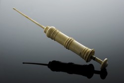 Historyarchaeologyartefacts: Ivory Piston-Action Syringe Which Was Probably Used