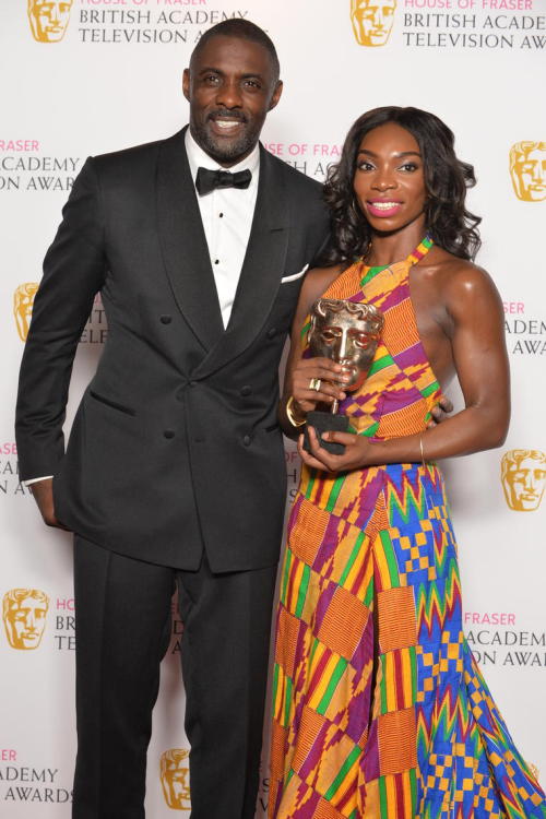 camploah:  Idris Elba & Michaela Coel