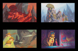 disneyconceptsandstuff:  Color Keys from The Emperor’s New Groove by Colin Stimpson 