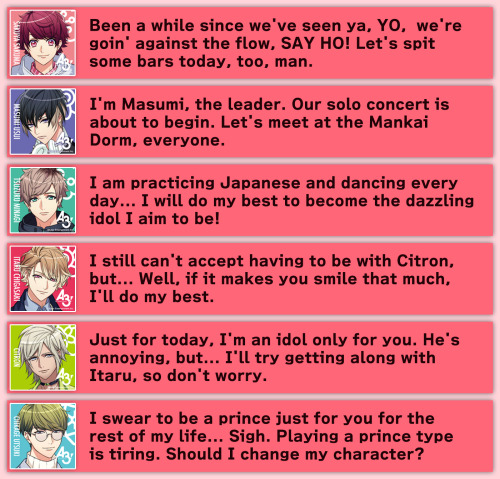 A3! Home Screen Lines - April Fool's 2023