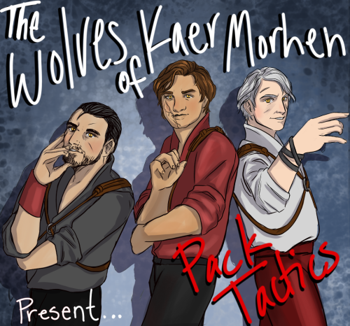 drachedraws:Wolf Witchers but make them Boy Band