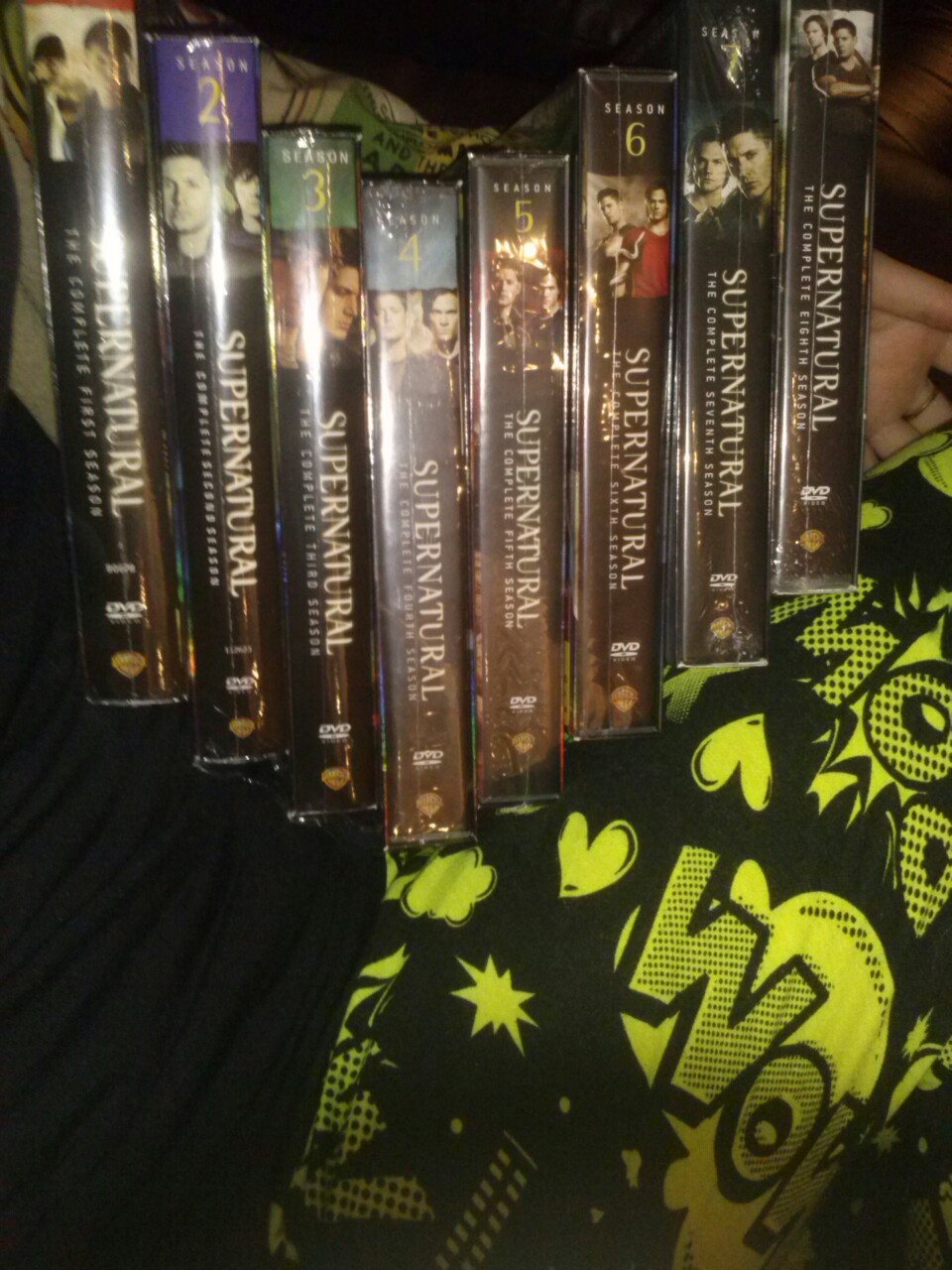 Got all eight SPN seasons&hellip;time to cry