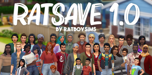 ratboysims:ratsave 1.0by ratboysimshi!! i’ve worked on this for so long, so i really hope you enjoy!