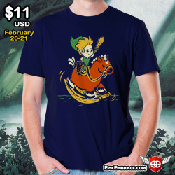 gamefreaksnz:  Old school video game nostalgia with this epic tee!  “A Link in the Past” by Sponzar is available for a limited time only! Get it at www.EpicEmbrace.com from February 20-21, 2013.