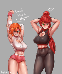 aestheticc-meme:  JNPR Workout Sesh pt2.Oh