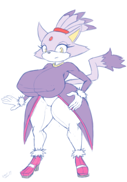 vantarts:  random lazy doodle i did of blaze just because, sorry bout the wonky ass anatomy just felt like i needed to doodle something. 