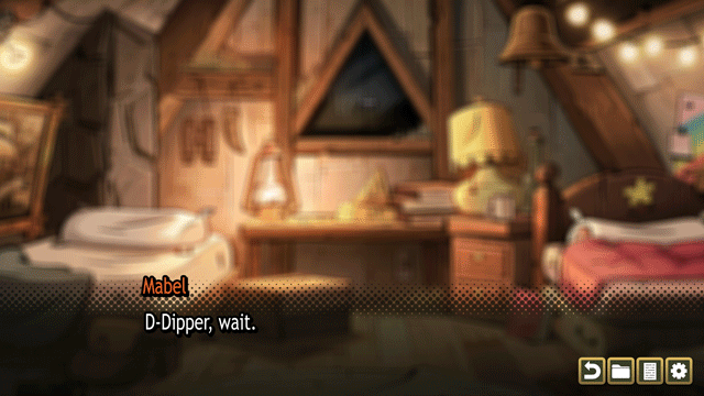 mikeinelart: (Set  2 of 2) Screenshot GIFs of Reverse Falls (Visual Novel)Watch the