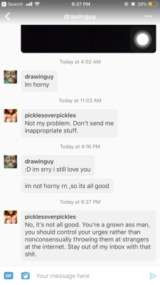 picklesoverpickles:Then he said “we all deserve a second chance :D” which caught him an instant block. Miss me with that soft boi bullshit 👋