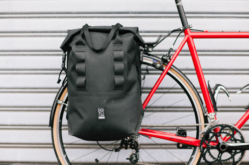 lostandfound500: Our trip coincided nicely with the release of Chromes Knurled Welded Rolltop Pannie