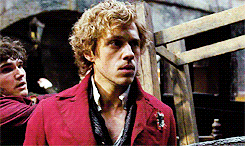 scarletwitchs:please keep the wig forever: Aaron Tveit as Enjolras in Tom Hooper’s Les Misérables