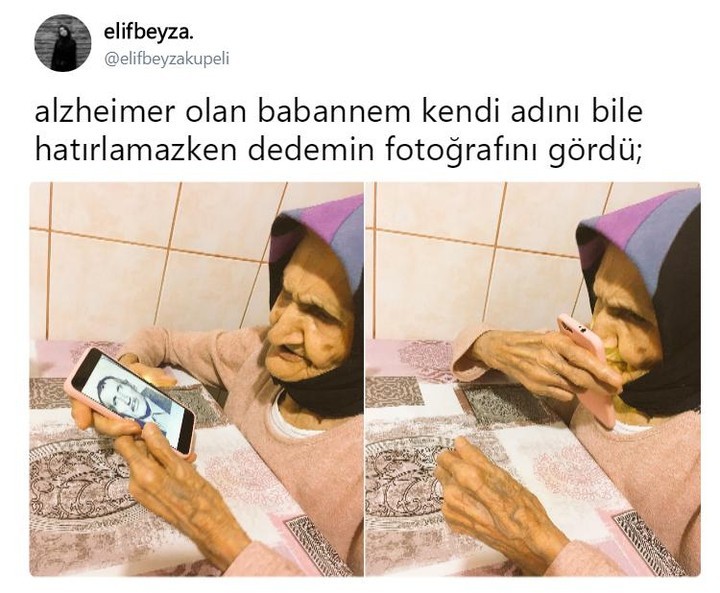 alzheimer olan babannem...