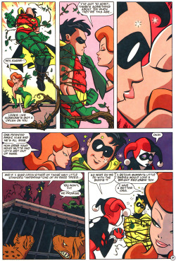 qualitypoisonivy:  Batman and Robin Adventures - #08: Harley and Ivy and… Robin?