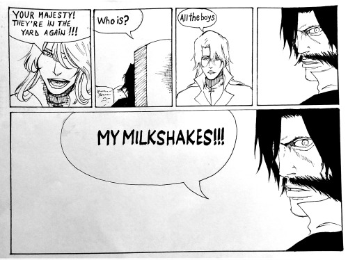 I’ve been thinking about that meme for a while and how it looks so much like Yhwach so I&rsquo
