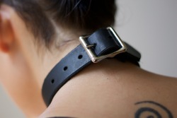 wildwolfleatherwork:  Collar by Wild Wolf