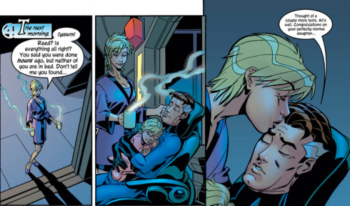 fyeahfantasticfour: The Best of the Fantastic Four ↳ Reed Richards + his daughter, Valeria My deares