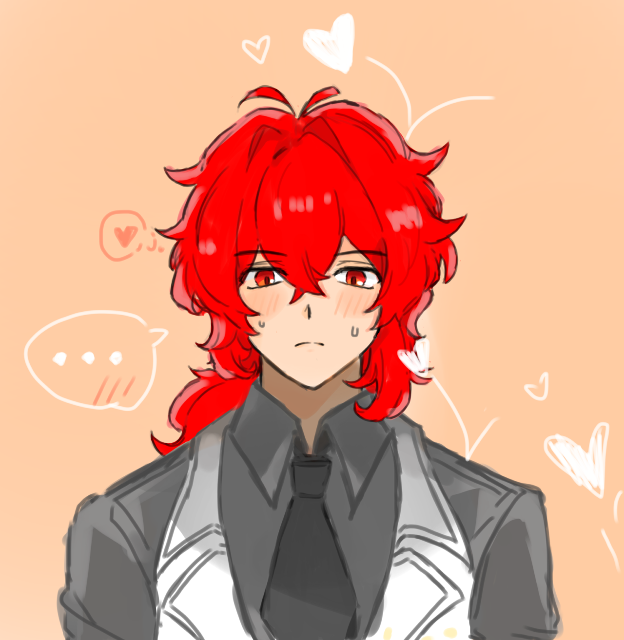 diluc x aether diluc x aether