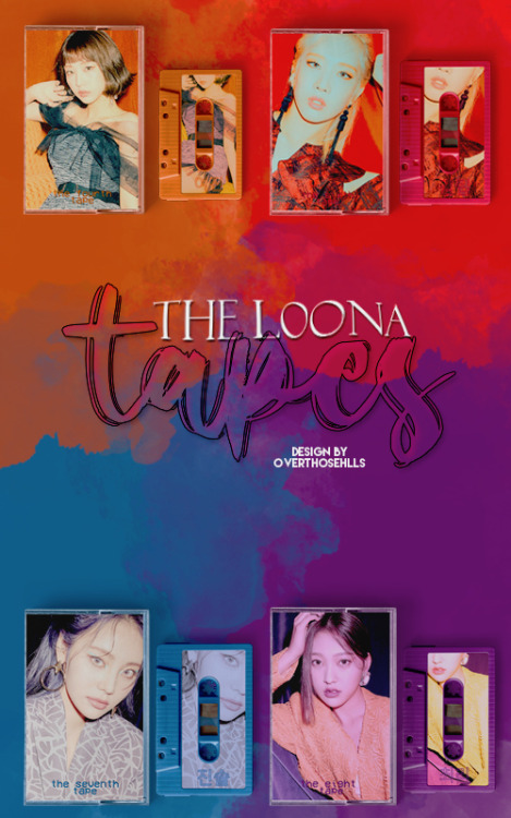 LOONA CASSETTE DESIGN TAPES.