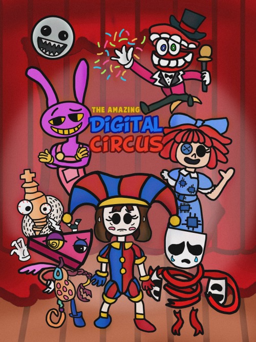 FINALLY DREW MY FAV CIRCUS GANG