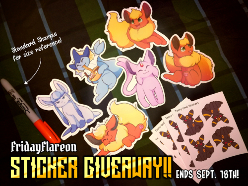 fridayflareon - Twitter giveaway here!