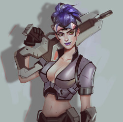 mstrmagnolia: dead at the new widowmaker skin