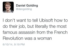 subaquaticartisan:  Some tweets calling Ubisoft out on their bullshit. 