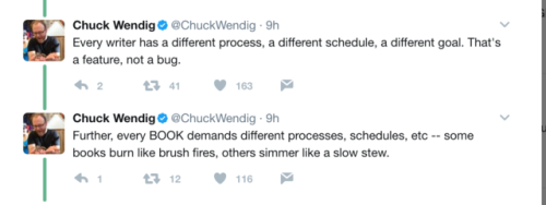 cannibalcoalition:  flippyspoon: Chuck Wendig is not here for writing ultimatums.  If I may add