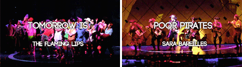 politelyintheknow:[the musical director] tom kitt takes all the songs from all the different artists