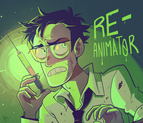 nadiezda:Re-animator is on of my favorite thriller horror movies, since halloween is here, you guys 