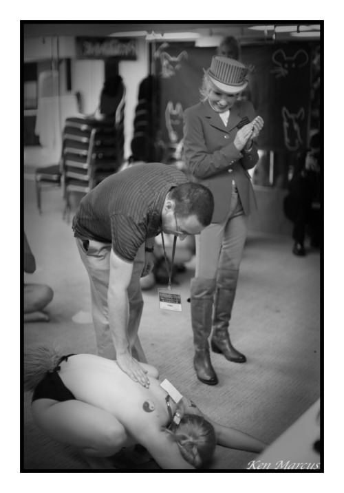 selinaminx:  Pepper Pups getting her 1st Place award from Mistress Ellen at DomCon 2014 … - SelinaMinx  Hey look, I’m in the background, taking pictures right there! This was such a great pet show. That puppy was so sweet!! And i was so glad to