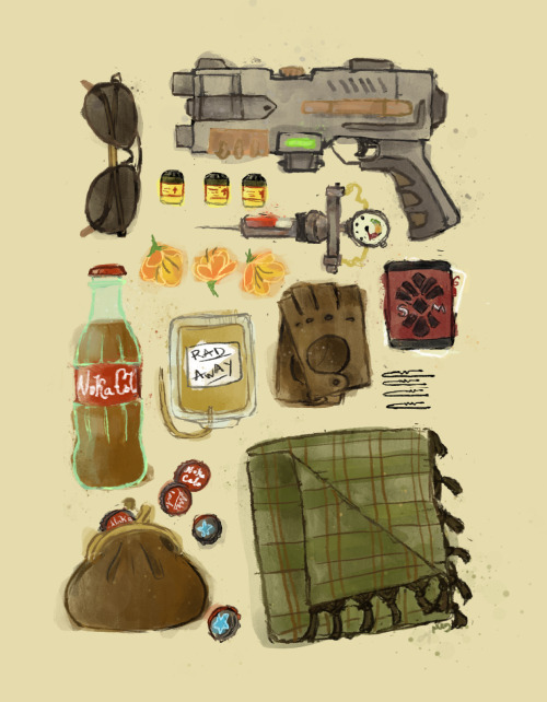 littlekiwifrog:  Fallout Week 2015: Day 07: Wastelander’s Backpack // Etnie Dust’s 